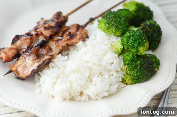 Gluten-Free Chicken Teriyaki Skewers, a fantastic grilling recipe for easy summer dinners