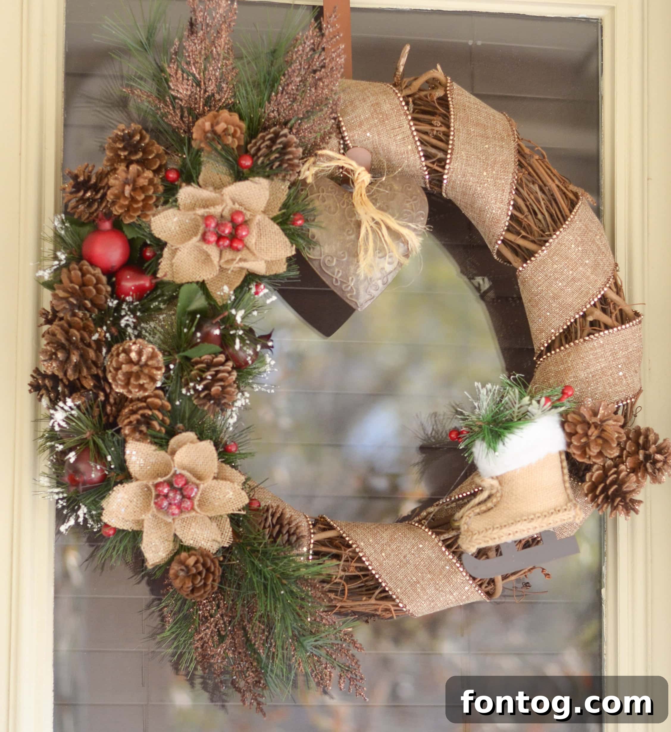 Winter's Rustic Welcome 14 Holiday decoration repairs using Krazy Glue