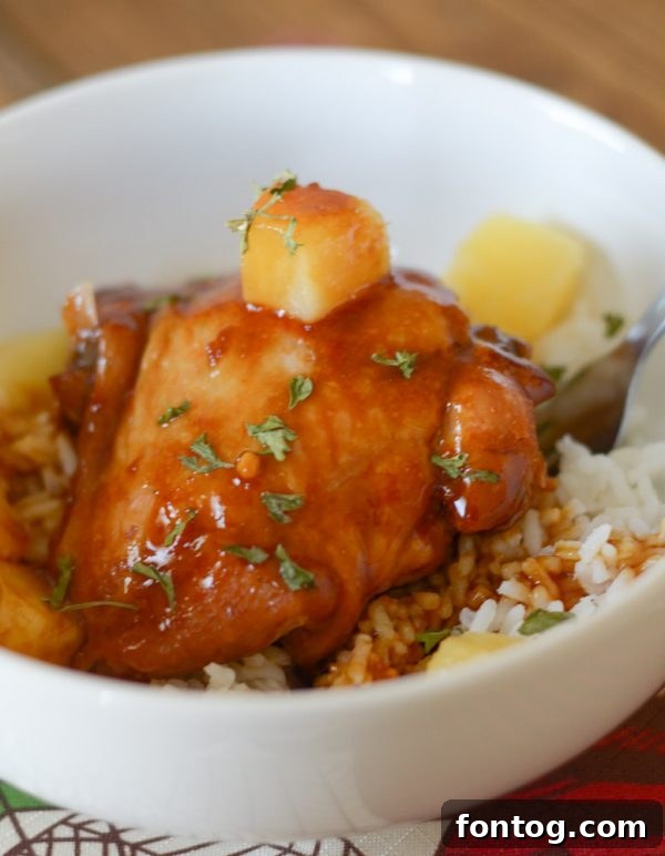 Honey Ginger Chicken served with fresh cilantro and lime