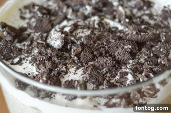 Finished Gluten-Free Cookies & Cream Fluff