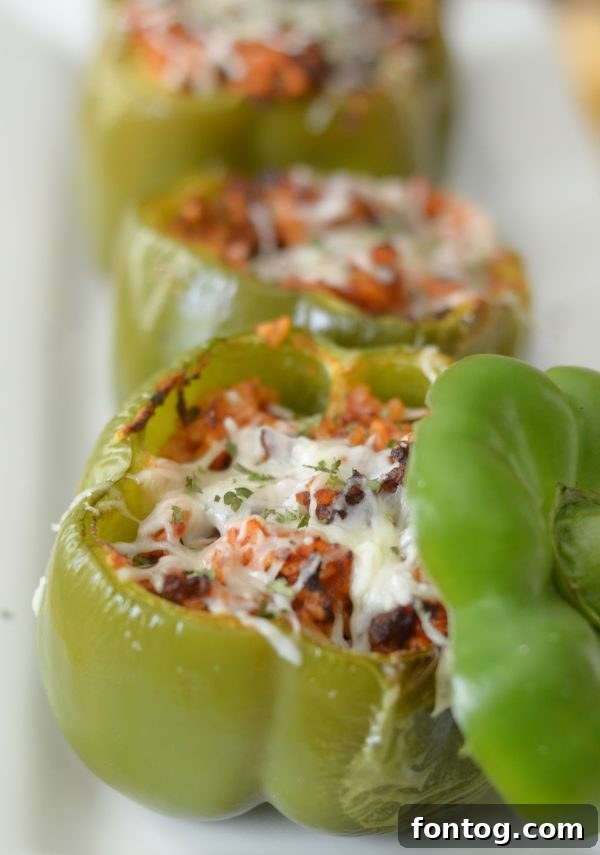 Crispy Air Fryer Stuffed Peppers 2 Air Fryer Stuffed Peppers ready to serve