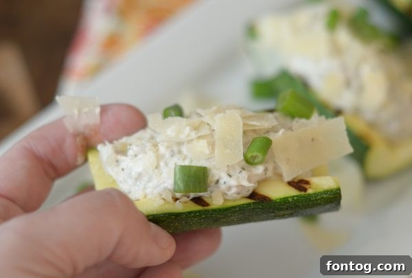 Gluten Free Chicken Salad Zucchini Boats Recipe