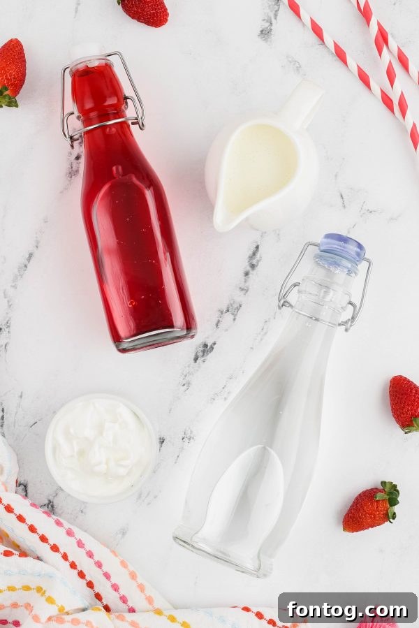 Creamy Italian Sparklers 3 Italian Cream Soda Ingredients