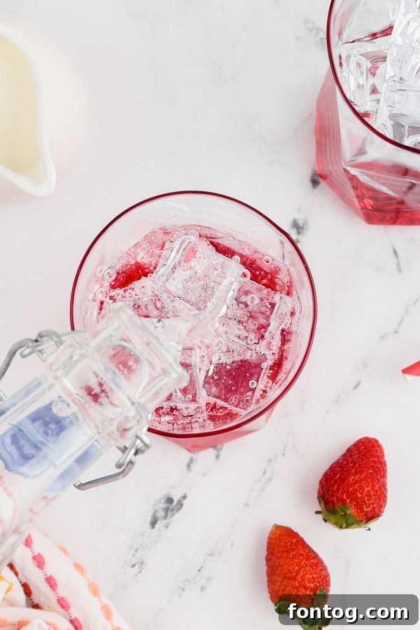 Creamy Italian Sparklers 7 Garnished Italian Cream Sodas