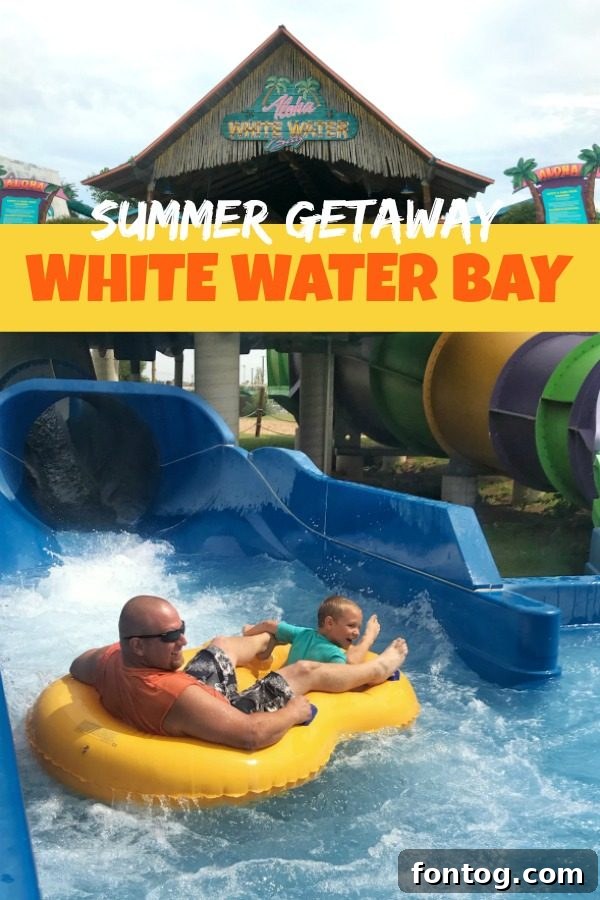 Family Summer Vacation at White Water Bay Oklahoma City