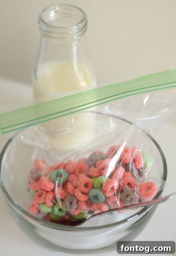 Ready-to-Serve Cereal & Milk Packs for a quick back-to-school breakfast