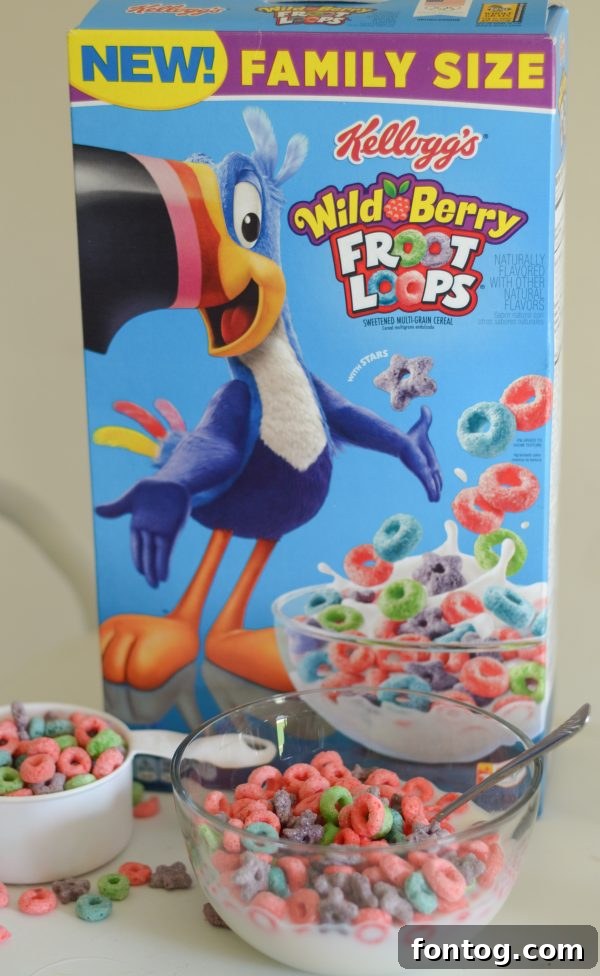 Organized ready-to-serve cereal packs and milk bottles on a shelf