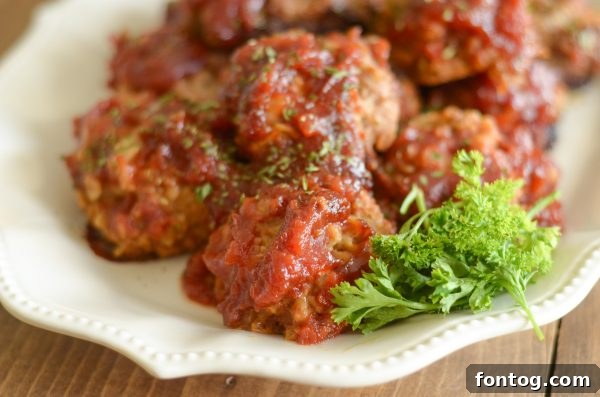 Delicious Slow Cooker Tangy Meatballs, a family-friendly meal perfect for busy weeknights