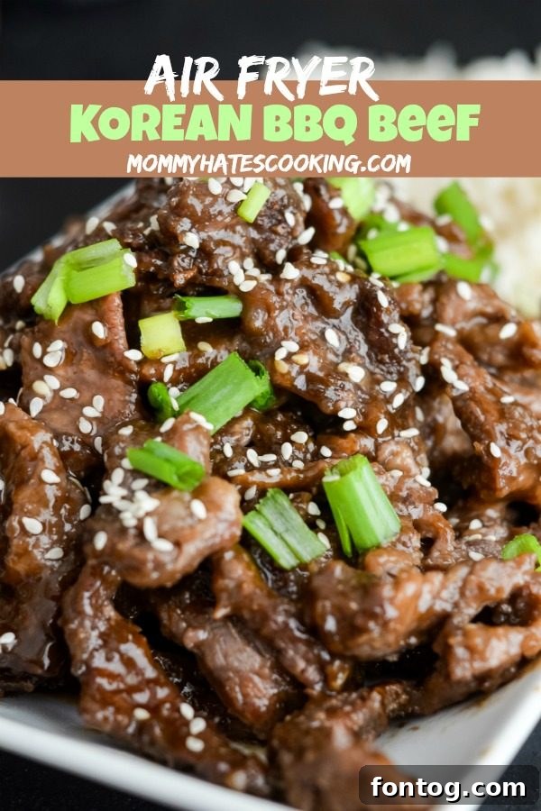 Air Fryer Korean BBQ Beef 
