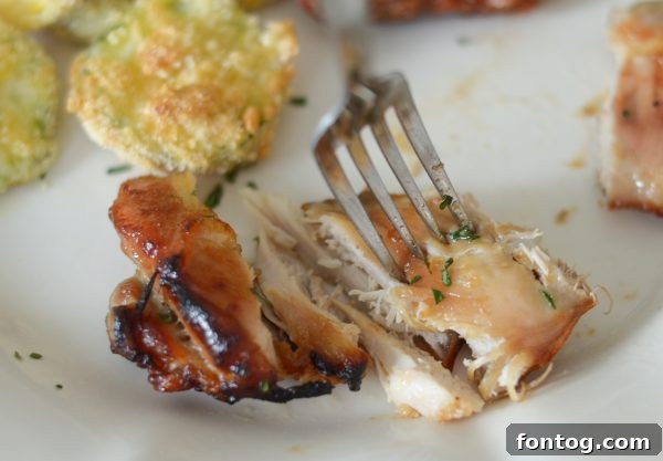 Preparing the glaze for Air Fryer Glazed Chicken Thighs.