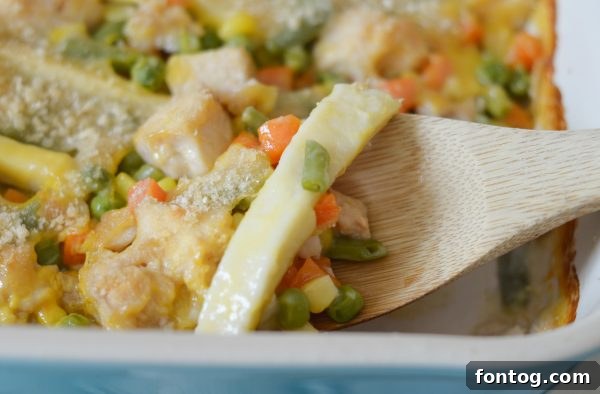 Gluten-Free Chicken Noodle Casserole with homemade egg noodles