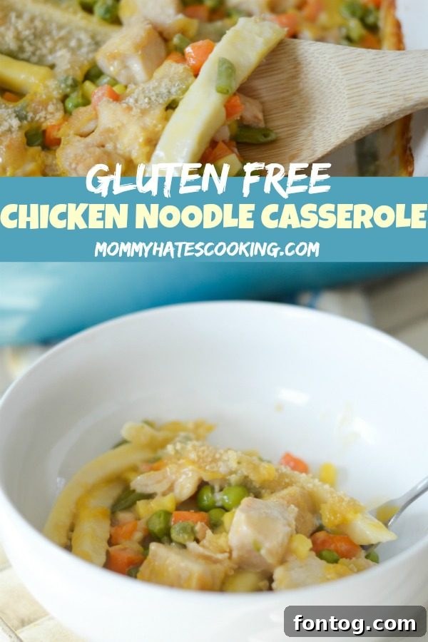 Gluten Free Chicken Noodle Casserole #GlutenFree 