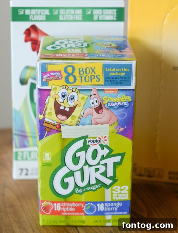 Empower Education with Box Tops 7 An assortment of General Mills products displaying Box Tops for Education labels