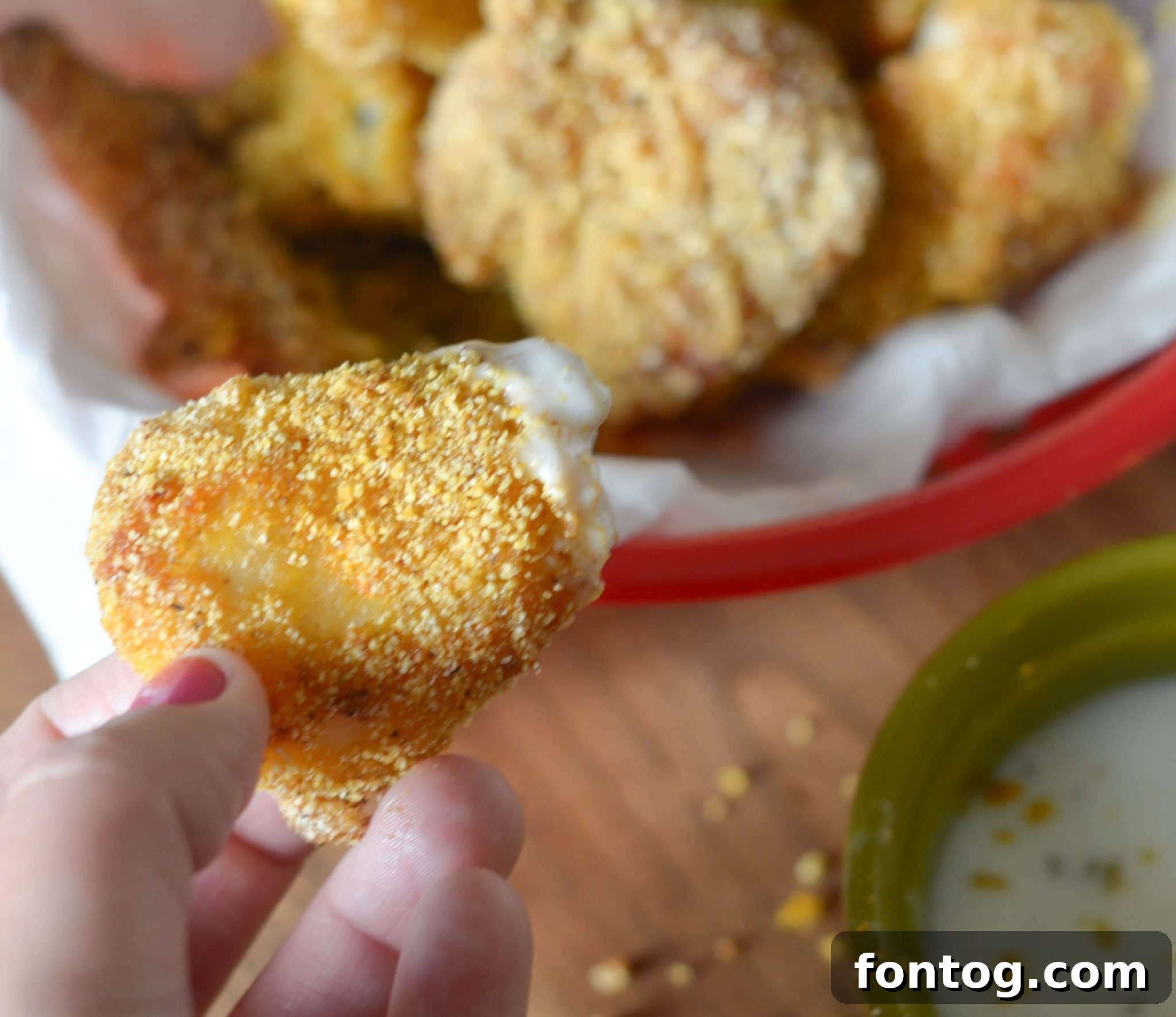 Crispy Air Fryer Catfish with a side