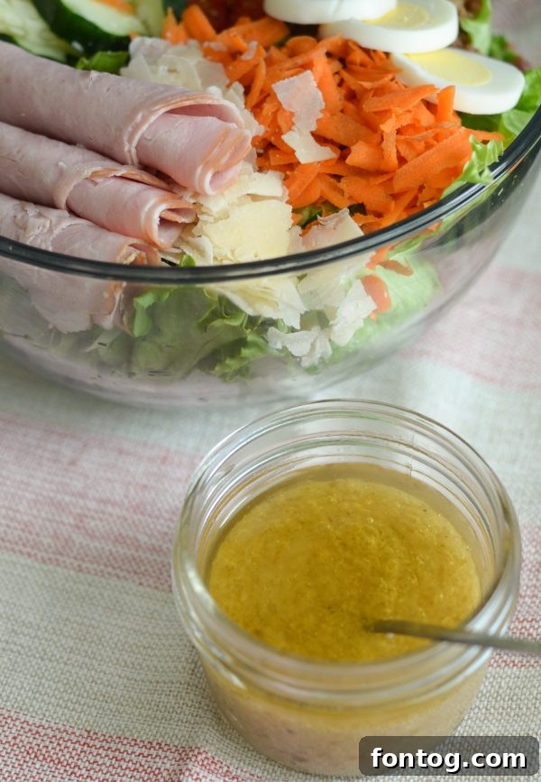 Chef's Salad Assembly Guide