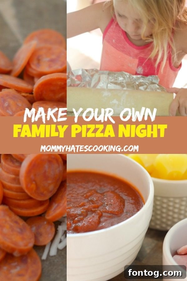Craft Your Own Pizza Night 9 Make Your Own Pizza Family Night