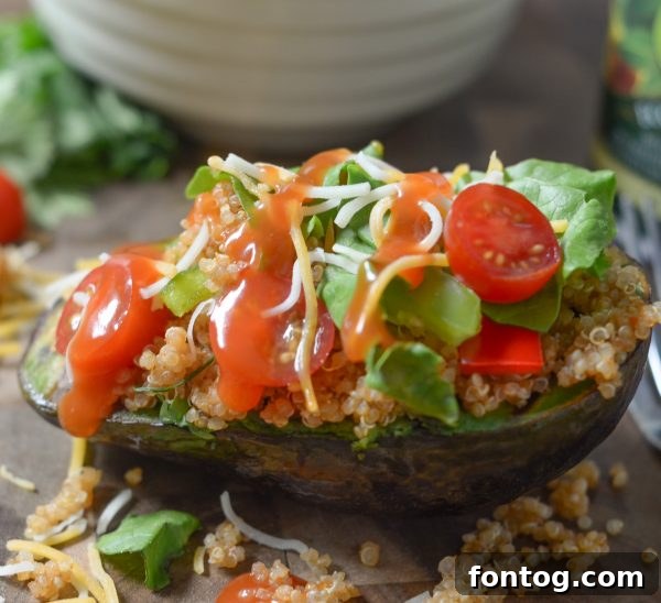 Weekly Menu Plan for Fall - Quinoa Stuffed Avocados