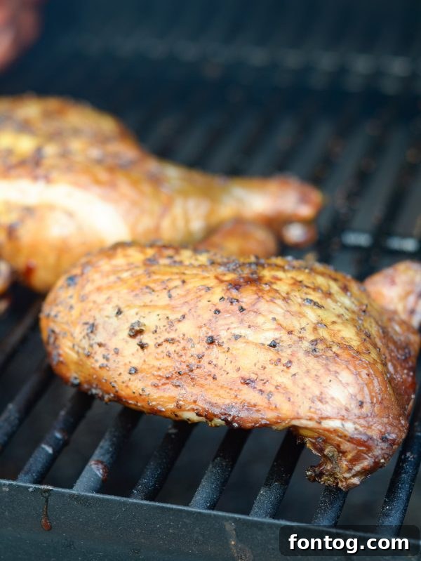 How to Smoke Chicken Quarters on a Pellet Grill