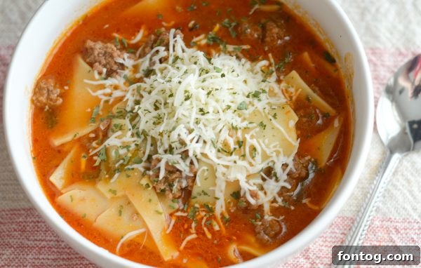Gluten Free Instant Pot Lasagna Soup