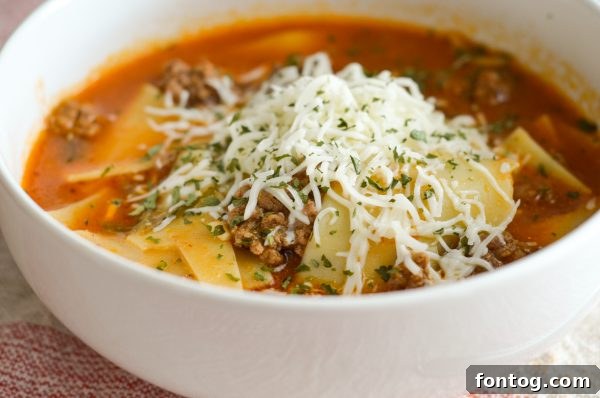 Gluten Free Instant Pot Lasagna Soup