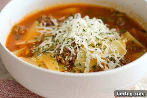 Gluten Free Instant Pot Lasagna Soup