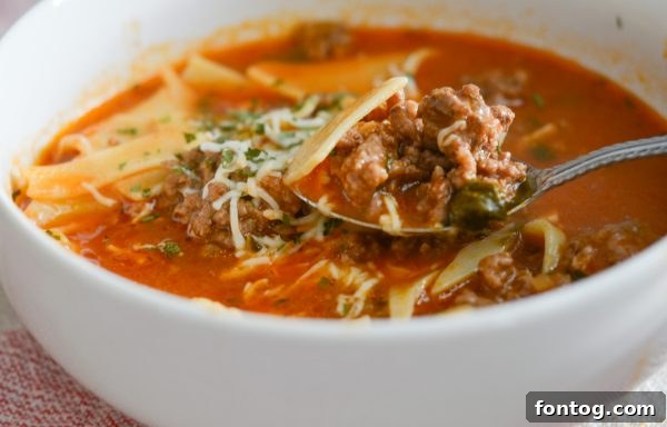 Gluten Free Instant Pot Lasagna Soup