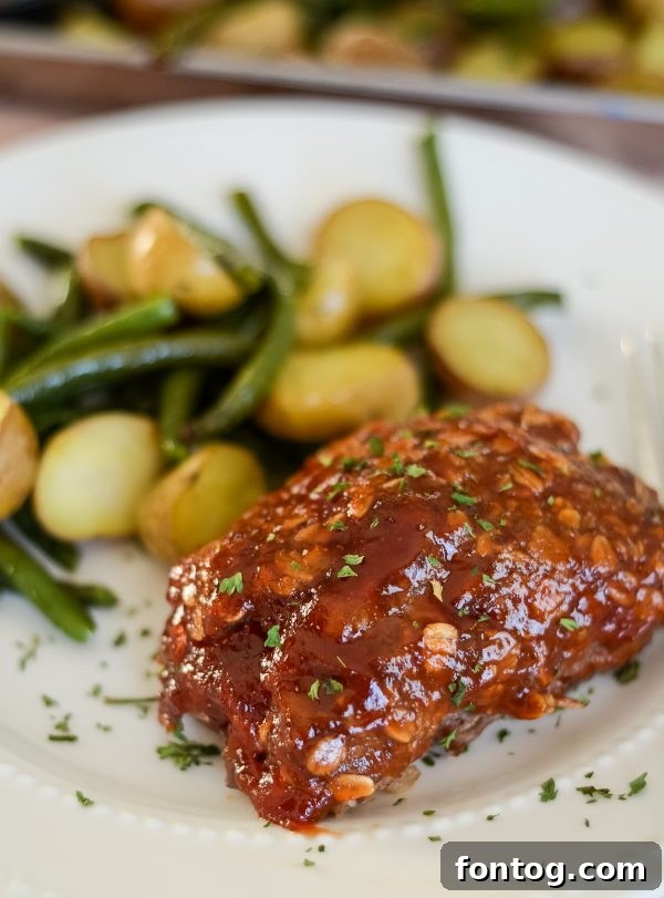sheet pan mini meatloaf