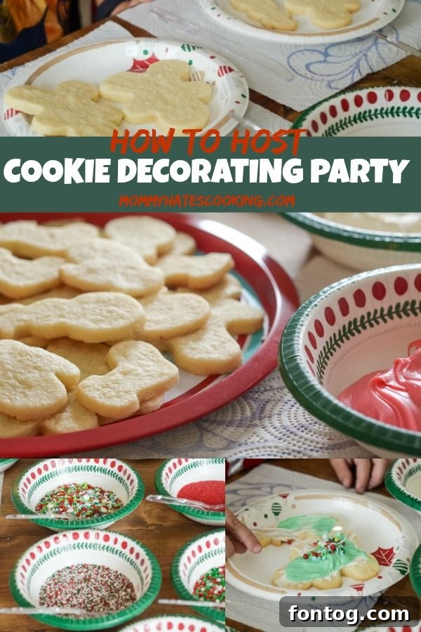 How to Host a Holiday Cookie Decorating Party 
