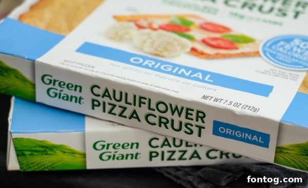 Green Giant Cauliflower Stuffing and Cauliflower Pizza Crust products displayed
