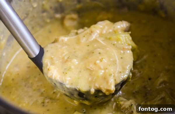 Instant Pot Creamy Chicken & Broccoli Soup