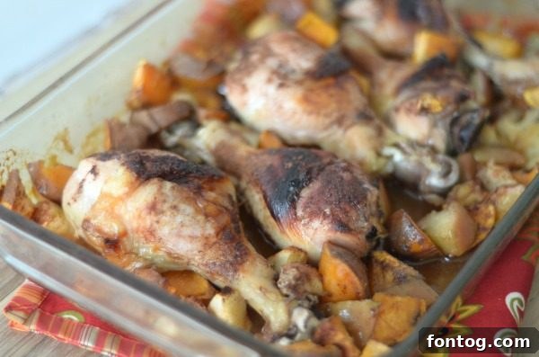 Flavorful Maple Cinnamon Chicken dish for a cozy family dinner