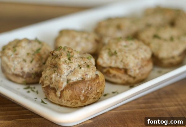 Weekly Menu Plan - Week of December 30th featuring tasty stuffed mushrooms