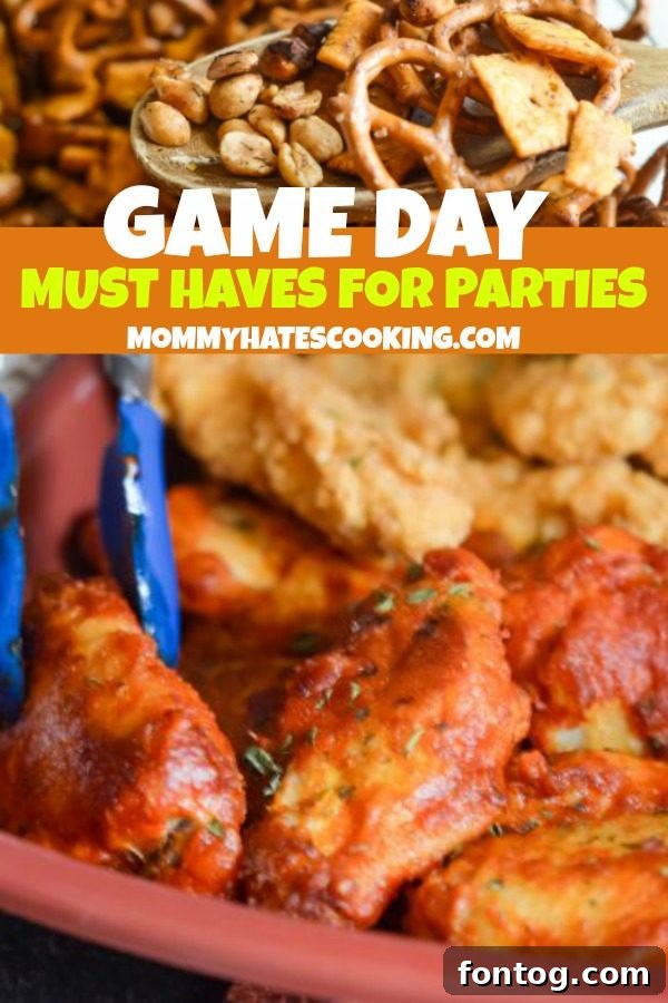 Game Day Must Haves for Parties
