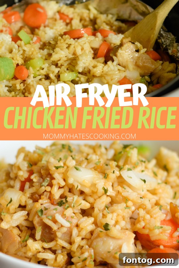 Air Fryer Chicken Fried Rice