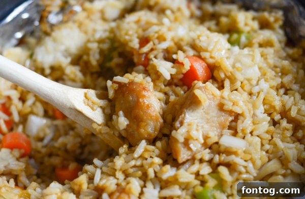 Air Fryer Chicken Fried Rice