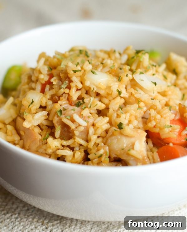 Air Fryer Chicken Fried Rice