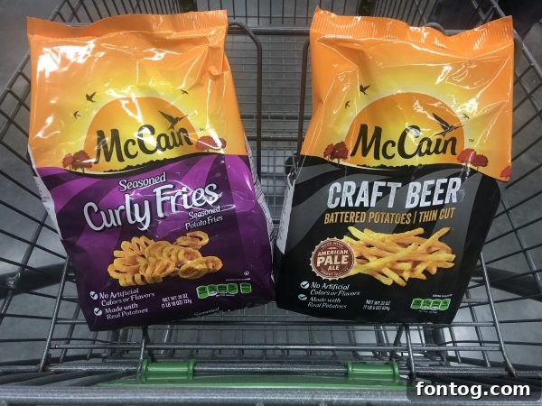 Assortment of McCain Frozen Potatoes at Walmart