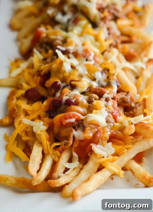 Prepared Beer Battered Nacho Chili Cheese Fries