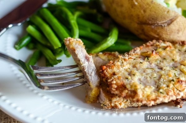 Crispy Air Fryer Ranch Breaded Pork Chops arranged on a platter