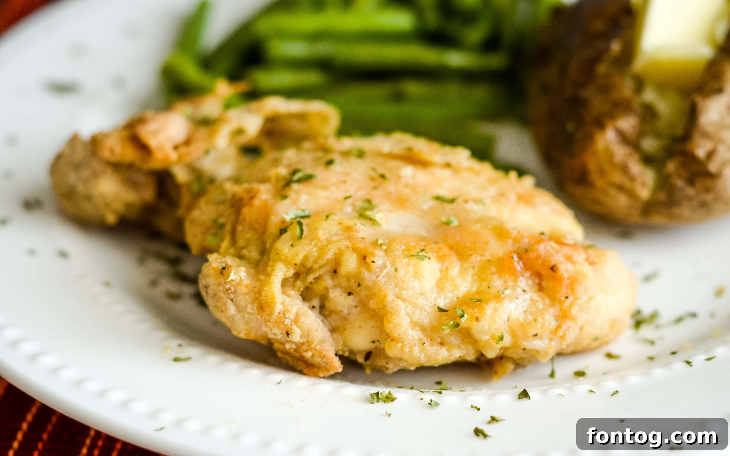 Gluten-Free Air Fried Chicken ready to serve.