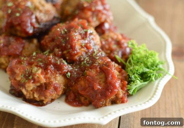 Delicious Gluten-Free Sweet and Tangy Meatballs in a skillet