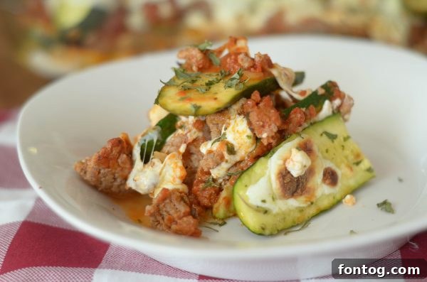 Delicious Zucchini Lasagna, a perfect meal for your weekly menu plan
