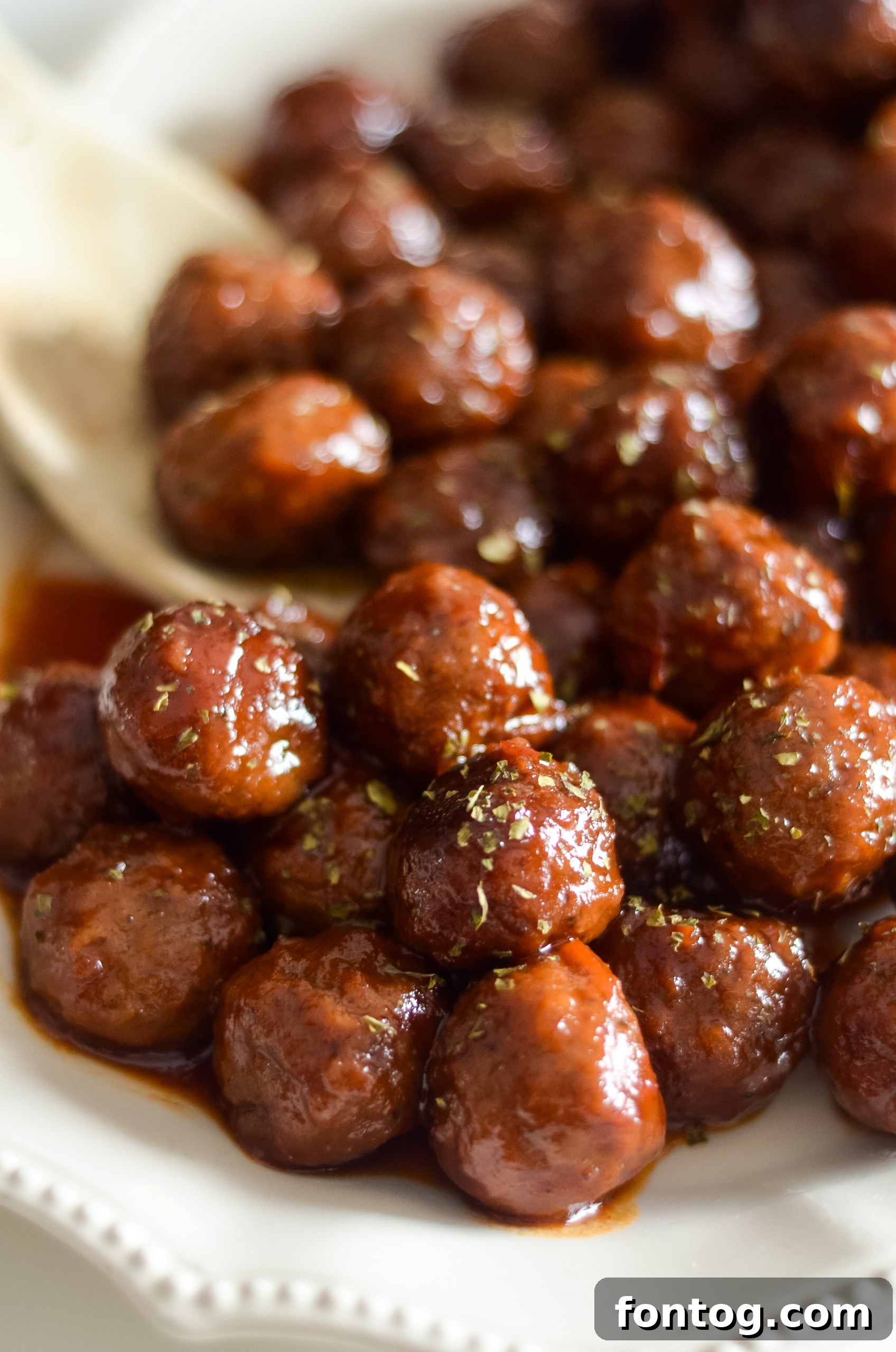 Ninja Foodi Grape Jelly Meatballs