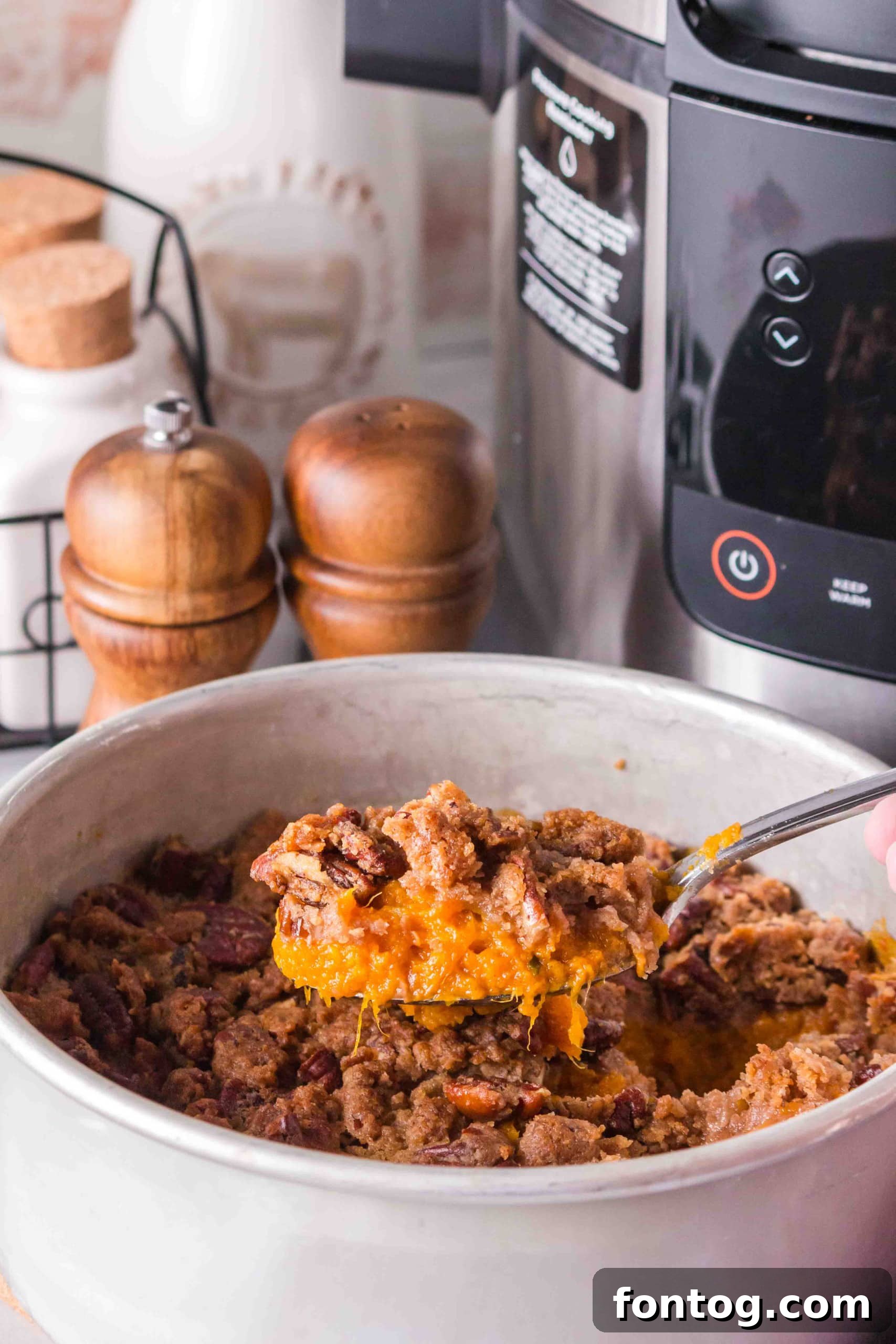 Ninja Foodi Sweet Potato Casserole