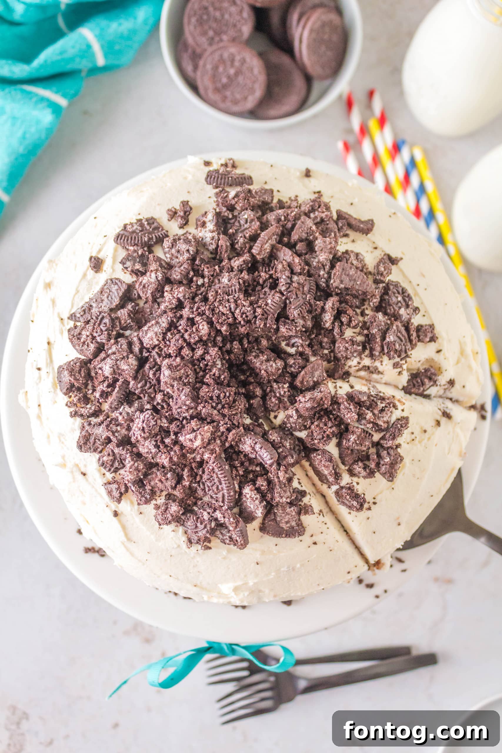 Ninja Foodi Cookies and Cream Cake