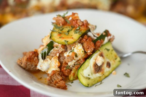 Delicious Zucchini Lasagna, perfect for a healthy weeknight dinner. Discover more gluten-free options in our weekly menu plan.