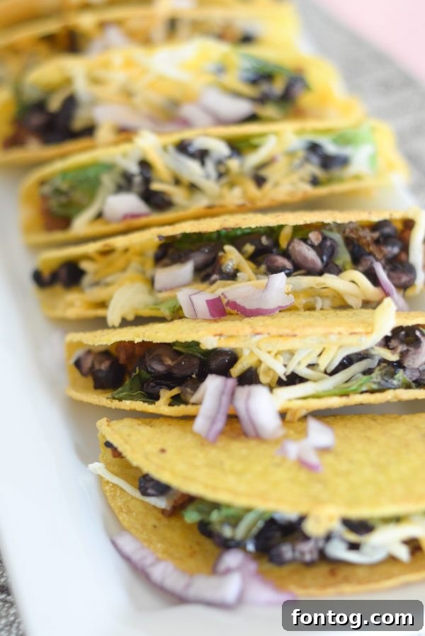 air fryer tacos on a plate