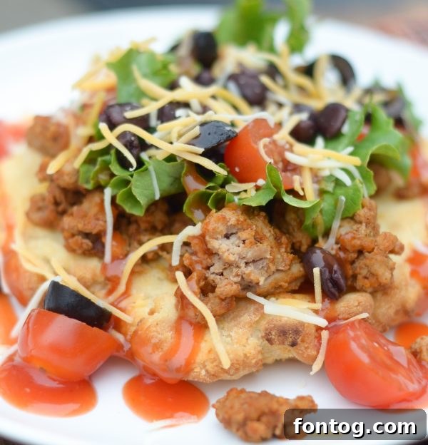 May 5th Weekly Meal Plan 2 Delicious Air Fryer Indian Taco ready for a quick weeknight dinner