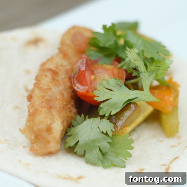 Flavorful Crispy Fish Street Tacos with fresh toppings.