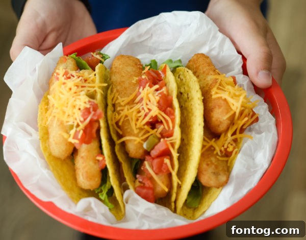 A close-up of crispy Gorton's fish sticks arranged artistically, ready to be eaten